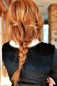 Golden Red head with Sexy low Braid