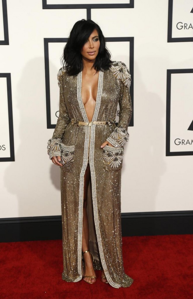 grammys-2015-kim-kardashian